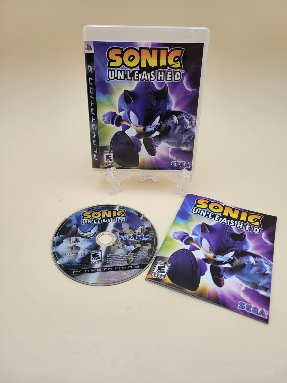 Sonic Unleashed (Sony PlayStation 3 PS3, 2008) Tested Complete